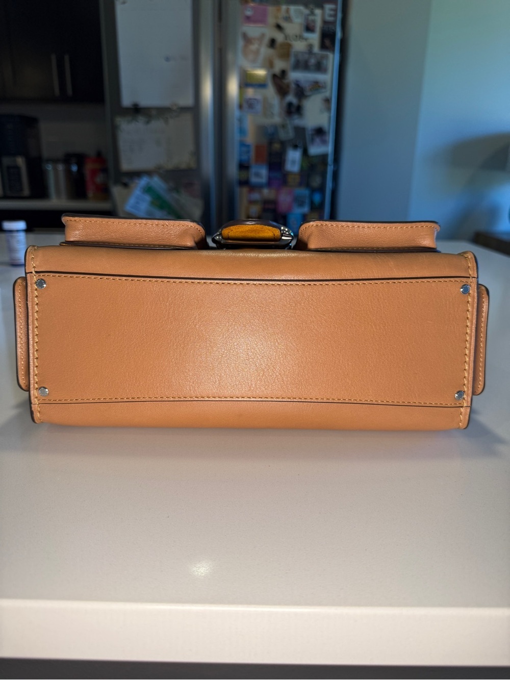 COACH - Cargo Soft Tabby in Light Honey Brown with Silver Hardware - Picture 7 of 14